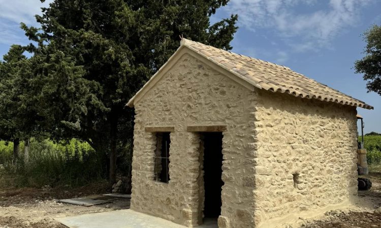 Restauration d'une borie à Chateauneuf-du-Pape Renovell Création 3