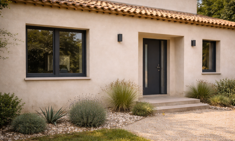 Façade maison moderne vaison - Renovell Creation