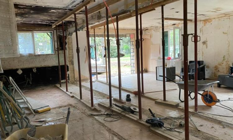 Démolition murs porteurs sérignan - renovell création