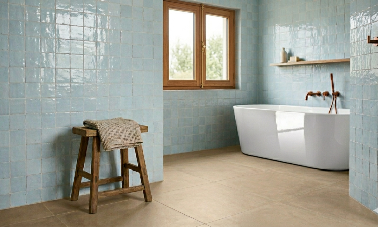 Salle de bain, carreaux zélige, zen, Renovell Création